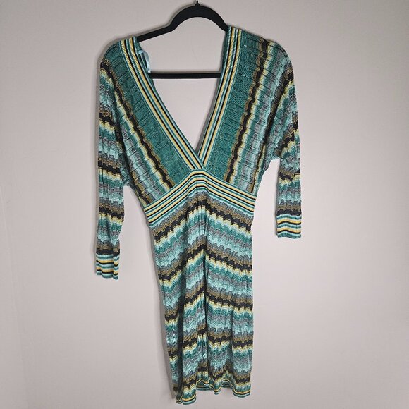 Guess by Marciano Knit V-Neck Dress, Medium - Picture 2 of 7